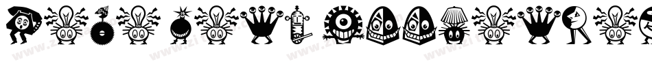 Mini Pics Doohickies字体转换